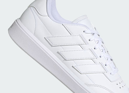 Zapatilla Adidas Blanca 3 Líneas Court Block