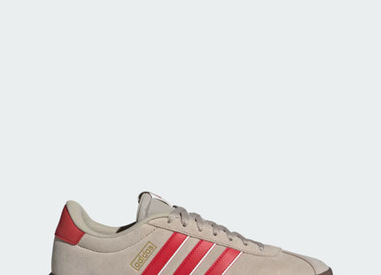 Zapatillas Adidas Beige 3 Lineas Rojas