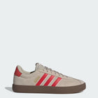 Zapatillas Adidas Beige 3 Lineas Rojas