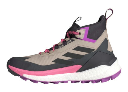 Botín Adidas Terrex Free Hiker 2 GTX Mujer Beige Rosa Impermeable