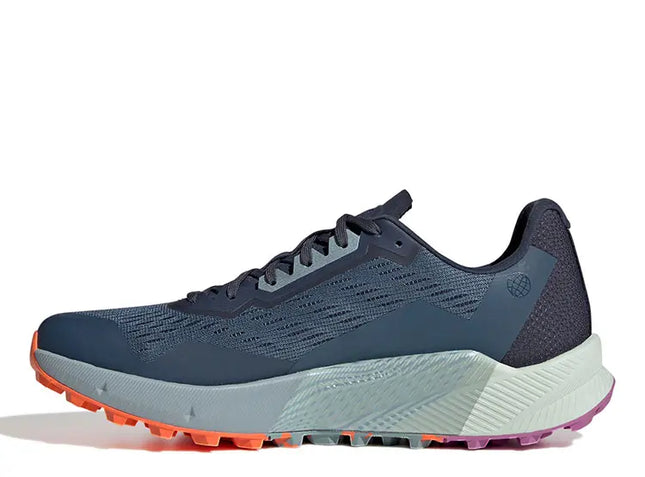 Zapatilla Adidas Terrex Agravic Flow 2 Hombre Azul Gris Trail