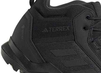 Botín Adidas Terrex AX3 Mid GTX Hombre Negro Trekking Impermeable