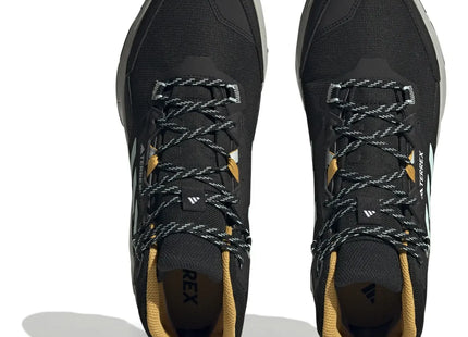 Botín Adidas Terrex AX4 Mid GTX Hombre Negro Turquesa Trekking