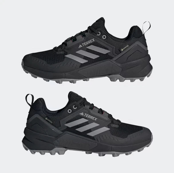 Zapatilla Adidas Terrex Swift R3 GTX Hombre Negro Gris Rojo Trail