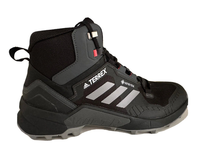 Botín Adidas Terrex Swift R3 Mid GTX Hombre Negro Trekking Impermeable