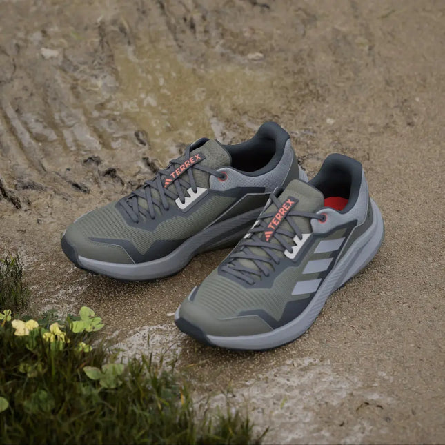 Zapatilla Adidas Terrex Trail Rider Hombre Verde Oliva Trail