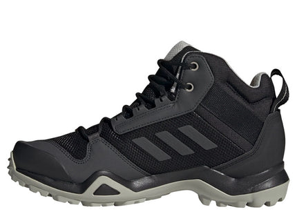 Botín Adidas Terrex AX3 Mid GTX Mujer Negro Gris Impermeable
