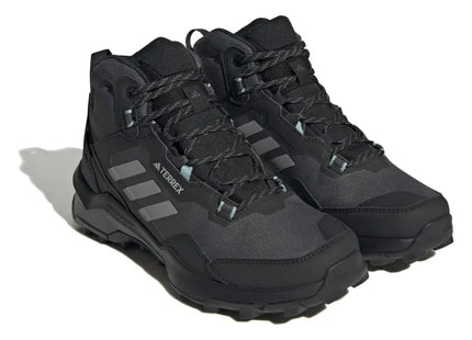 Botín Adidas Terrex AX4 Mid GTX Mujer Negro Gris Impermeable