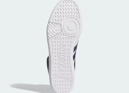 Zapatilla Adidas Hoops 4.0 Mid Unisex Blanco Azul Básquet