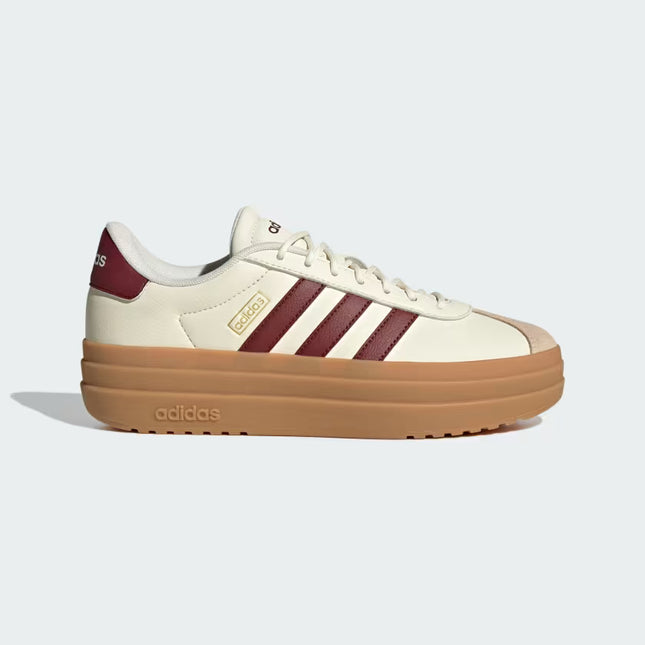 Zapatilla Adidas Beige Plataforma Court Bold
