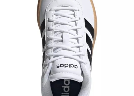 Zapatilla Adidas VL Court Bold Mujer Blanco Negro Suela Gum