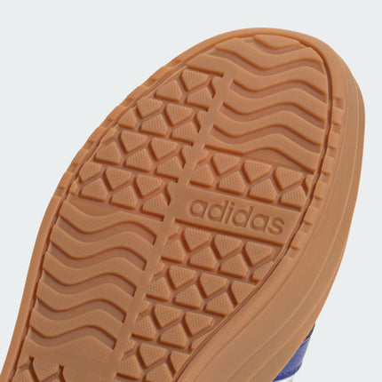 ZAPATILLA ADIDAS BLANCA CON PLATAFORMA LINEAS AZULES - ZAPATILLAS VL COURT BOLD JQ5643