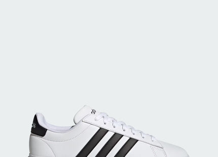 Zapatillas Adidas Blancas con 3 Líneas Negras Grand Court 2.0