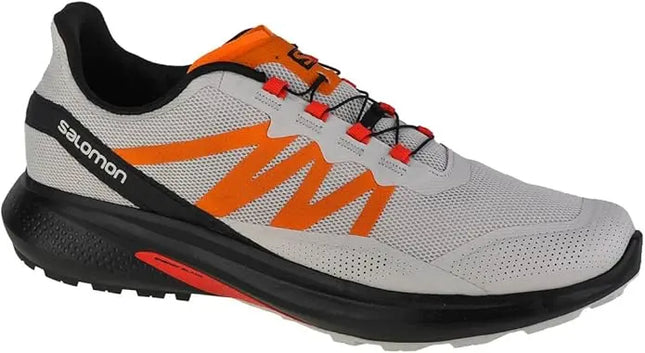 Zapatilla Salomon Hypulse Hombre Gris Naranja Rojo Trail Running