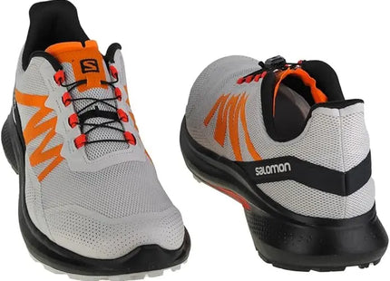 Zapatilla Salomon Hypulse Hombre Gris Naranja Rojo Trail Running