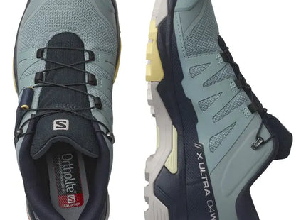 Zapatilla Salomon X Ultra 4 Mujer Gris Trooper Azul Noche Trail