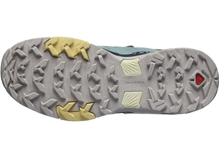 Zapatilla Salomon X Ultra 4 Mujer Gris Trooper Azul Noche Trail