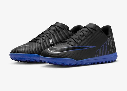 Botín Nike Vapor 15 Club TF Hombre Negro Azul Turf Speed Cage