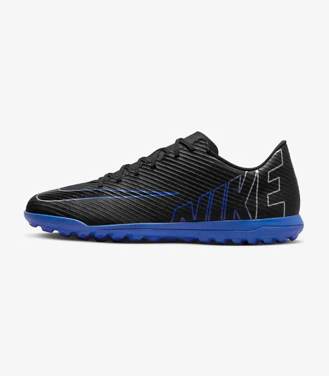 Botín Nike Vapor 15 Club TF Hombre Negro Azul Turf Speed Cage