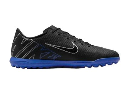 Botín Nike Vapor 15 Club TF Hombre Negro Azul Turf Speed Cage