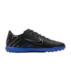 Botín Nike Vapor 15 Club TF Hombre Negro Azul Turf Speed Cage