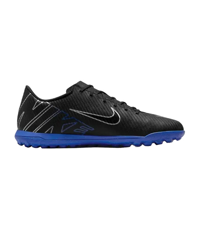 Botín Nike Vapor 15 Club TF Hombre Negro Azul Turf Speed Cage