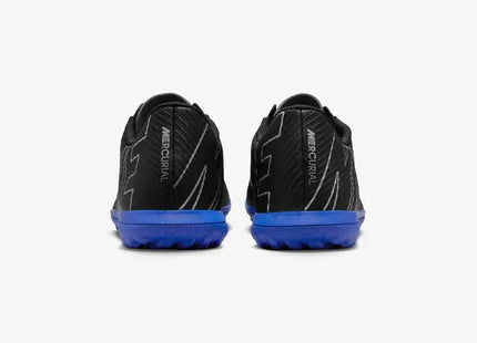 Botín Nike Vapor 15 Club TF Hombre Negro Azul Turf Speed Cage