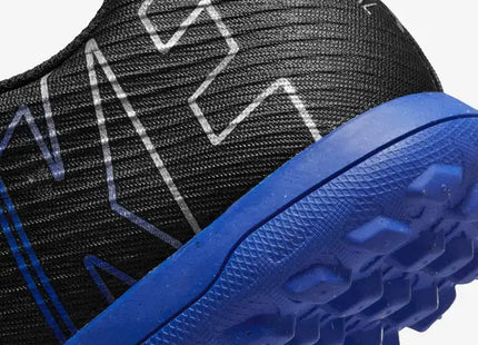 Botín Nike Vapor 15 Club TF Hombre Negro Azul Turf Speed Cage