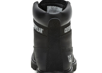 Botín Caterpillar Colorado Mujer Negro Cuero Urbano
