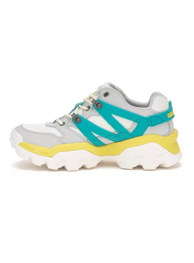 Zapatilla Caterpillar Reactor Mujer Gris Glaciar Plataforma