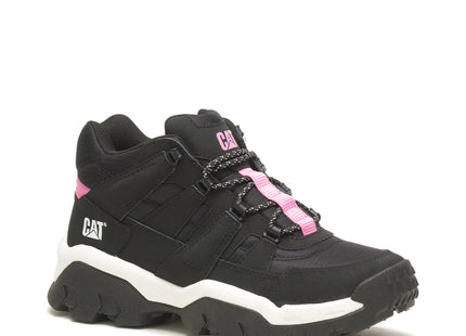 Zapatilla Caterpillar Reactor Mid Mujer Negro Blanco Urbana