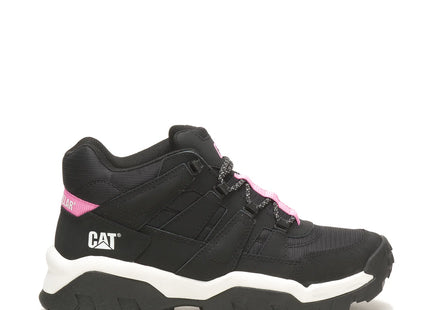 Zapatilla Caterpillar Reactor Mid Mujer Negro Blanco Urbana