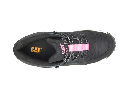 Zapatilla Caterpillar Reactor Mid Mujer Negro Blanco Urbana