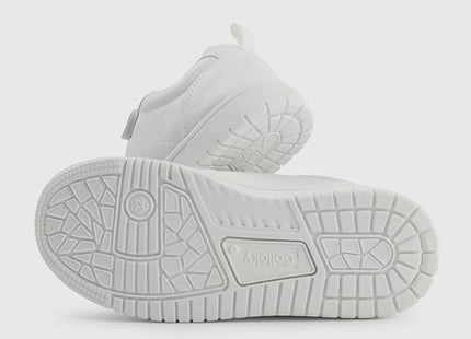 Zapatilla Urbana Retro Colloky Niño Niña Blanca Velcro