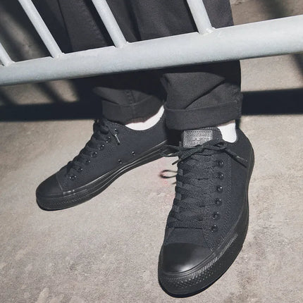 ZAPATILLA CONVERSE CLASICA NEGRA COMPLETA CAÑA BAJA