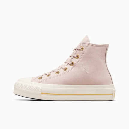 ZAPATILLA CONVERSE CLASICA CAÑA ALTA CON PLATAFORMA MORADOS ROSA SUAVES - CHUCK TAYLOR ALL STAR LIFT HI A10431C