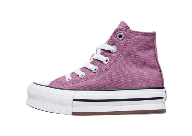 Zapatilla Converse Chuck Taylor Eva Lift Niña Morado Plataforma Caña Alta
