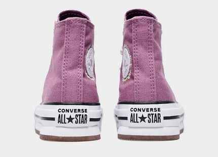 Zapatilla Converse Chuck Taylor Eva Lift Niña Morado Plataforma Caña Alta