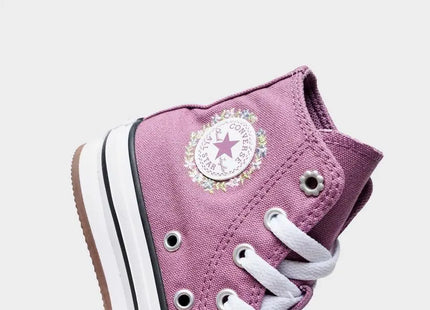 Zapatilla Converse Chuck Taylor Eva Lift Niña Morado Plataforma Caña Alta