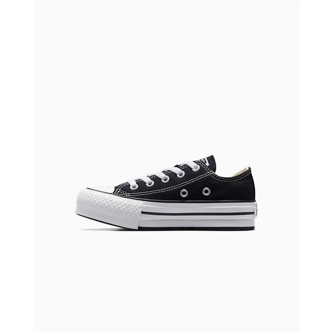 Zapatilla Converse Chuck Taylor All Star Eva Lift Unisex Negro Caña Baja Plataforma