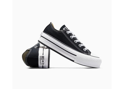 Zapatilla Converse Chuck Taylor All Star Eva Lift Unisex Negro Caña Baja Plataforma