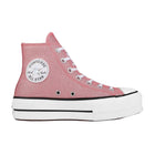 Zapatilla Converse Chuck Taylor All Star Lift Hi Mujer Rosa Blanco Negro Plataforma