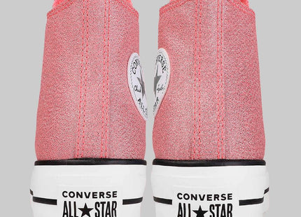 Zapatilla Converse Chuck Taylor All Star Lift Hi Mujer Rosa Blanco Negro Plataforma