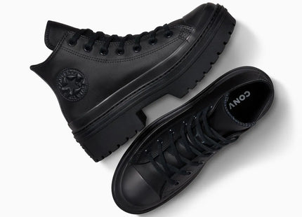 Zapatilla Converse Chuck Taylor All Star Lugged Heel Mujer Negro Cuero Plataforma