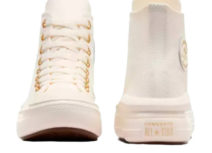 Zapatilla Converse Chuck Taylor All Star Move Niño Niña Beige Caña Alta Plataforma