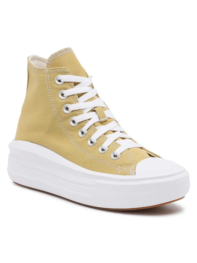 Zapatilla Converse Amarilla Plataforma Chuck Taylor All Star