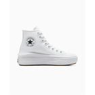ZAPATILLA CONVERSE CLASICA CAÑA ALTA CON PLATAFORMA BLANCA - CHUCK TAYLOR ALL STAR MOVE 568498C