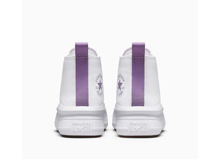 Zapatilla Converse Chuck Taylor All Star Move Niña Blanca Caña Alta Plataforma