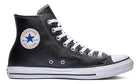 ZAPATILLA CONVERSE UNISEX CLASICA CUERO NEGRA CON CAÑA ALTA