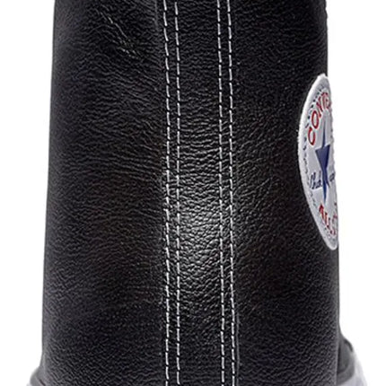 ZAPATILLA CONVERSE UNISEX CLASICA CUERO NEGRA CON CAÑA ALTA